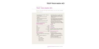 TEGO® Polish Additiv ACS