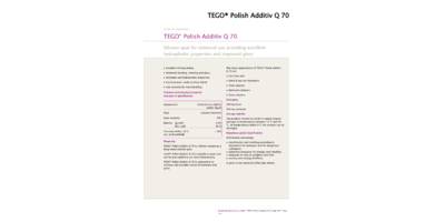 TEGO® Polish Additiv Q 70