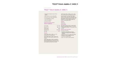 TEGO® Polish Additiv E 3400/5