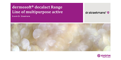 dermosoft® decalact Range Line of multipurpose active
