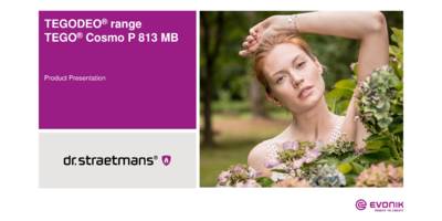 TEGODEO® range TEGO ® Cosmo P 813 MB